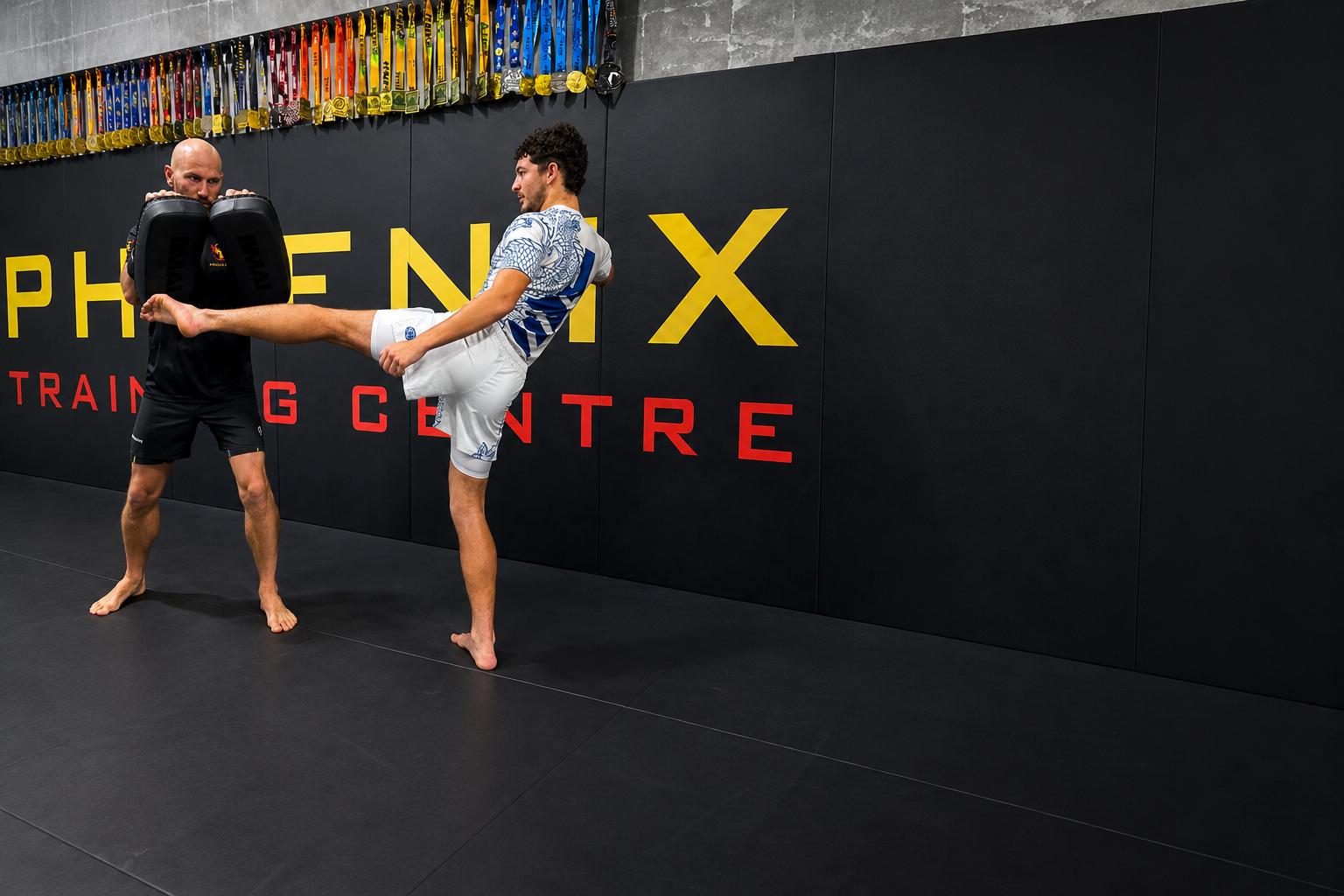 Muay Thai training at Phoenix Training Centre Bacchus Marsh