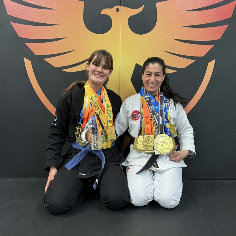 Women's Brazilian Jiu-Jitsu class